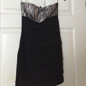 Honey and Rosie Black Cocktail Dress